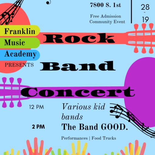 franklin music academy Kids Rock Band Concert 2019