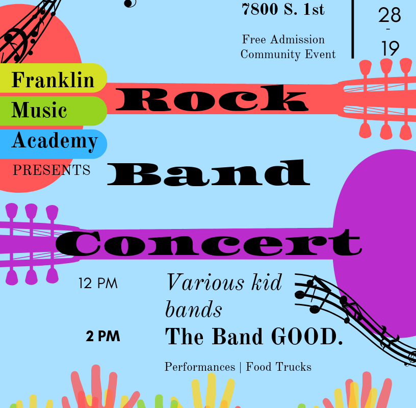 franklin music academy Rock Band Concert 2019